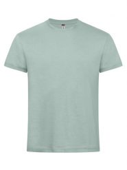 Clique New Classic-T — Klasyczny t-shirt z ringspun bawełny – Sage Green. Zielone t-shirty męskie CLIQUE, m, bez wzorów, z bawełny, bez kołnierzyka. Za 87.37 zł.