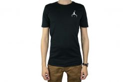 Koszulka sportowa męska Nike Air Jordan Jumpman Embroidered Tee. Czarne t-shirty sportowe męskie Jordan, m, z bawełny, bez ramiączek. Za 215.00 zł.