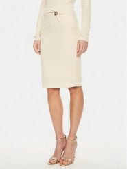 Guess Spódnica midi W5RD53 KAQL2 Beżowy Regular Fit. Brązowe spódniczki damskie Guess, s, z aplikacjami, z syntetyku, midi. Za 169.99 zł.