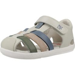 Sandały GARVALIN 262325G Beżowy. Brązowe sandały damskie Garvalin, ze skóry, bez zapięcia. Za 240.99 zł.