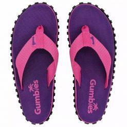 Japonki damskie GUMBIES DUCKBILL FLIP-FLOPS WOMEN. Fioletowe klapki damskie Gumbies, bez wzorów, bez obcasa. Za 72.99 zł.