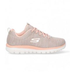 Buty damskie SKECHERS Graceful Twisted Fortune. Brązowe obuwie treningowe damskie Skechers, na fitness i siłownię. Za 199.99 zł.
