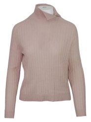 Malo Optimum Sweter w kolorze jasnoróżowym rozmiar: L. Różowe golfy damskie Malo Optimum, l, bez wzorów, z kaszmiru, bez ramiączek. Za 295.99 zł.