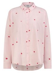 Sublevel Koszula w kolorze jasnoróżowym rozmiar: L. Różowe koszule damskie Sublevel, l, bez wzorów, z bawełny, bez kołnierzyka, bez ramiączek. Za 86.99 zł.