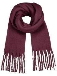 Eight2Nine Szal w kolorze bordowym rozmiar: onesize. Czerwone szaliki i kominy damskie Eight2Nine, bez wzorów, z materiału. Za 43.99 zł.