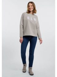 ELBSAND Bluza "Alaia" w kolorze beżowym rozmiar: M. Brązowe bluzy bez kaptura damskie ELBSAND, m. Za 180.06 zł.
