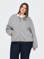 ONLY Carmakoma Kurtka w kolorze szarym rozmiar: L-50/52. Szare kurtki damskie Only Carmakoma, l, bez wzorów, z materiału, bez kaptura. Za 135.17 zł.