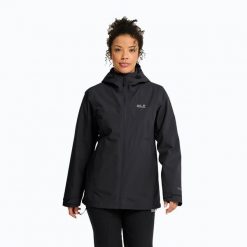Kurtka 3w1 damska Jack Wolfskin Moonrise 2 3IN1. Czarne kurtki damskie Jack Wolfskin, m, bez wzorów, z materiału, bez kaptura. Za 1,059.00 zł.