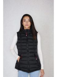 CANADA weather gear Kamizelka pikowana w kolorze czarnym rozmiar: M. Czarne kamizelki damskie CANADA weather gear, m. Za 249.17 zł.