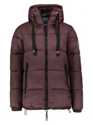 Fresh Made Kurtka pikowana w kolorze bordowym rozmiar: M. Czerwone kurtki damskie Fresh Made, m, bez wzorów, bez kaptura. Za 213.18 zł.