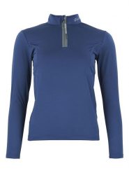Peak Mountain Koszulka funkcyjna "Anevi" w kolorze granatowym rozmiar: XL. Niebieskie bluzki sportowe damskie Peak Mountain, xl, bez wzorów, z materiału, bez ramiączek. Za 118.56 zł.