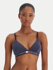Tommy Hilfiger Biustonosz braletka UW0UW06040 Granatowy. Niebieskie biustonosze Tommy Hilfiger, bez wzorów, z bawełny. Za 119.99 zł.
