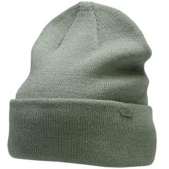 Czapka 4F. Zielone czapki zimowe damskie 4f, z materiału. Za 41.99 zł.
