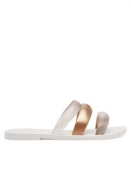 Melissa Klapki Melissa Eclipse Slide Ad 35998 Złoty. Żółte klapki damskie Melissa, bez wzorów, z tworzywa sztucznego, bez obcasa. Za 199.99 zł.