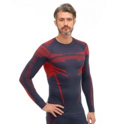 Bluza termoaktywna Męska Brubeck DRY. Czerwone bluzy bez kaptura męskie Brubeck, m, z poliamidu. Za 134.99 zł.