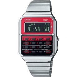 Zegarek Męski Casio CA-500WE-4BEF. Czerwone zegarki męskie Casio. W wyprzedaży za 275.75 zł.