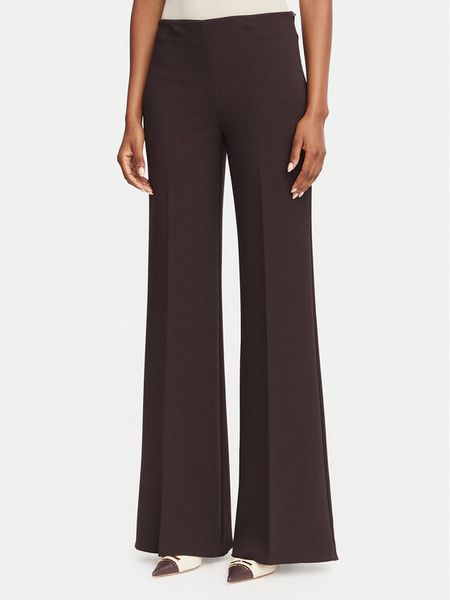 Rinascimento Spodnie palazzo CFC0130163003 Brązowy ciemny Wide Leg. Brązowe spodnie materiałowe damskie RINASCIMENTO, bez wzorów, z materiału. Za 449.99 zł.