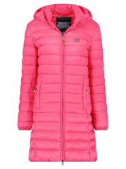 Geographical Norway Płaszcz pikowany "Atikolor" w kolorze różowym rozmiar: XL. Różowe płaszcze damskie Geographical Norway, xl, bez wzorów. Za 178.37 zł.