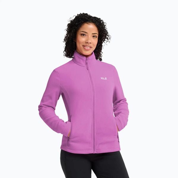 Bluza polarowa damska Jack Wolfskin Taunus 100 Full Zip. Czerwone bluzy bez kaptura damskie Jack Wolfskin, s, z materiału. Za 229.99 zł.