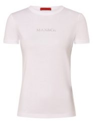 MAX&Co. Koszulka - Logotee Kobiety Bawełna biały, M. Białe t-shirty damskie MAX&Co., m, bez wzorów, z bawełny, bez kołnierzyka. Za 349.95 zł.
