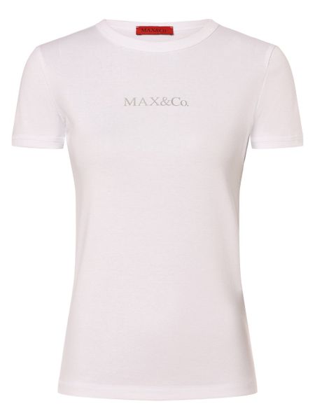 MAX&Co. Koszulka - Logotee Kobiety Bawełna biały, M. Białe t-shirty damskie MAX&Co., m, bez wzorów, z bawełny, bez kołnierzyka. Za 349.95 zł.