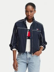 Tommy Jeans Kurtka przejściowa DW0DW22055 Granatowy Regular Fit. Niebieskie kurtki damskie Tommy Jeans, l, bez wzorów, z jeansu, bez kaptura. Za 569.99 zł.