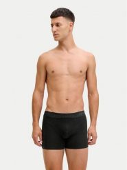 Jack & Jones Komplet bokserki i skarpety Trent Giftbox 12285126 Czarny. Czarne skarpetki męskie Jack & Jones, bez wzorów, z bawełny. Za 99.99 zł.