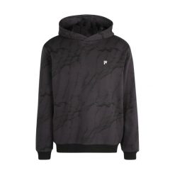 Bluza męska FILA Redford AOP Hoody. Zielone bluzy bez kaptura męskie Fila, l. Za 179.99 zł.