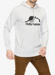 Bluza z kapturem męska Helly Hansen Nord Graphic Pullover Hoodie. Szare bluzy z kapturem męskie Helly Hansen, m, z bawełny. Za 367.00 zł.