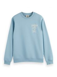Scotch & Soda Bluza w kolorze błękitnym rozmiar: M. Niebieskie bluzy bez kaptura męskie Scotch & Soda, m, z bawełny. Za 149.31 zł.