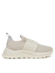 Calvin Klein Sneakersy Runner Slip On - He Nappa HW0HW02415 Écru. Trampki i tenisówki damskie CALVIN KLEIN, bez wzorów, z materiału. Za 279.99 zł.