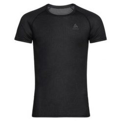 T-shirt Odlo Active F-Dry Light ECO MC. Czarne t-shirty męskie Odlo, bez wzorów, bez kołnierzyka. W wyprzedaży za 129.99 zł.
