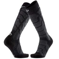 Welniane skarpety narciarski czlowiek Therm-ic Ski Warm wysokosc kolana. Szare skarpetki męskie THERM-IC, bez wzorów, z elastanu. Za 139.00 zł.