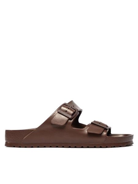 Birkenstock Klapki Arizona EVA 1027328 Brązowy. Brązowe klapki i japonki męskie Birkenstock, z syntetyku. Za 249.99 zł.