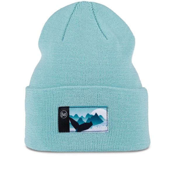 Czapka BUFF KNITTED BEANIE LILON GEM MALACHITE. Niebieskie czapki męskie Buff. Za 129.90 zł.