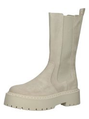 Steve Madden Skórzane sztyblety w kolorze beżowym rozmiar: 42. Brązowe botki damskie Steve Madden, sportowe, bez obcasa, bez zapięcia. Za 315.50 zł.