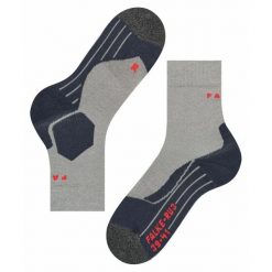 Skarpetki Falke RU3. Szare skarpetki męskie Falke, bez wzorów, z elastanu. Za 142.00 zł.