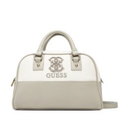 Torebka Guess. Szare torebki klasyczne damskie Guess, z aplikacjami, bez dodatków. Za 279.99 zł.
