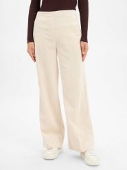 Opus Damskie spodnie sztruksowe - Mileni cargo Kobiety Sztruks biały jednolity, 40. Białe spodnie materiałowe damskie Opus, bez wzorów, z bawełny, klasyczne. Za 329.95 zł.