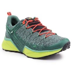 Buty Salewa Ws Dropline W 61369-5585 zielone. Zielone buty sportowe na co dzień damskie bez wzorów, z materiału. Za 898.36 zł.