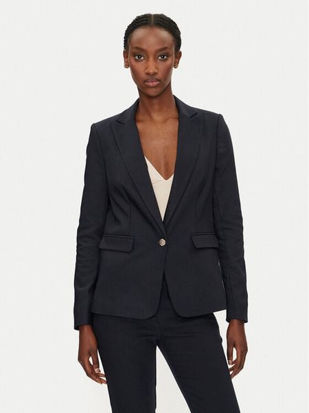 Morgan Marynarka 222-VLIME.F Granatowy Regular Fit. Niebieskie marynarki i żakiety damskie Morgan, bez wzorów, z bawełny. Za 309.99 zł.