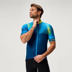 Koszulka rowerowa męska Endura Bitmap FS260. Niebieskie t-shirty sportowe męskie ENDURA, na lato, m, z elastanu, bez ramiączek, rowerowe. Za 309.99 zł.
