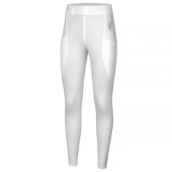 Legginsy do jazdy konnej damskie Start Kensington elastyczne, z pełnym lejem. Białe legginsy damskie START, s, bez wzorów. Za 212.99 zł.