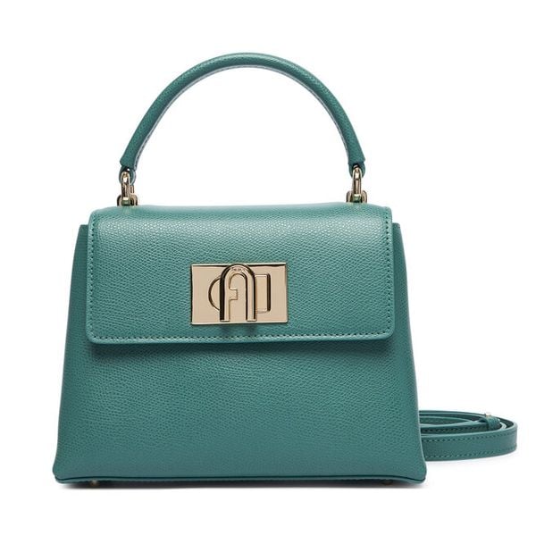 Torebka Furla. Zielone torebki klasyczne damskie Furla, bez wzorów, bez dodatków. Za 1,779.00 zł.