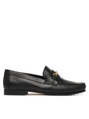 Tommy Hilfiger Lordsy Th Chain Leather Loafer FW0FW08956 Czarny. Czarne mokasyny damskie Tommy Hilfiger, ze skóry. Za 649.99 zł.