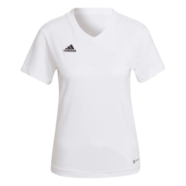 Koszulka damska ADIDAS ENT22 TEE W S/T2. Białe t-shirty damskie Adidas, s, bez wzorów, z bawełny, bez kołnierzyka. Za 99.95 zł.