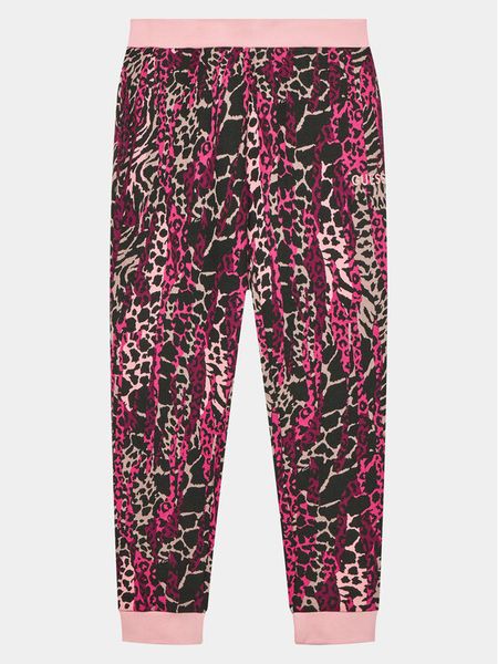 Guess Spodnie dresowe J3BQ13 KAD73 Beżowy Relaxed Fit. Brązowe spodnie dziewczęce Guess, z bawełny. Za 239.99 zł.