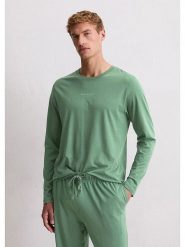 Marc O´Polo Koszulka piżamowa w kolorze zielonym rozmiar: M. Zielone koszulki polo męskie m, bez wzorów, z bawełny, bez ramiączek. Za 100.52 zł.