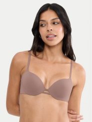 Triumph Biustonosz z fiszbiną Body Make-Up Illusion 10226401 Brązowy. Brązowe body damskie Triumph, bez wzorów, z syntetyku. Za 189.99 zł.