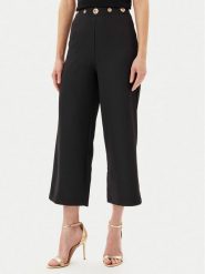 Artigli Spodnie materiałowe ACPA000746 Czarny Regular Fit. Czarne spodnie materiałowe damskie Artigli, bez wzorów, z bawełny. Za 189.99 zł.